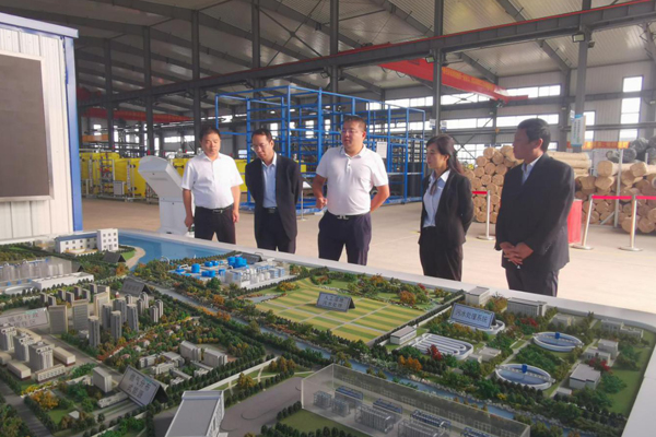 陜西航天建設集團有限公司總經理、黨委副書記謝明娟率隊赴遼寧一諾環保產業集團開展考察調研工作